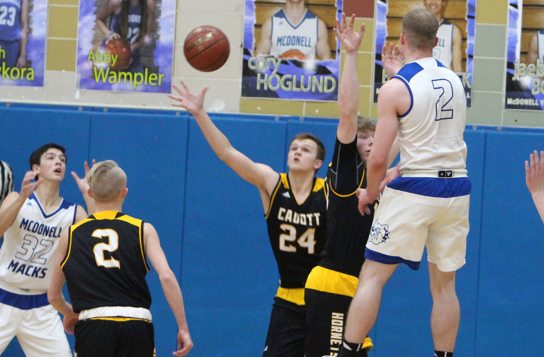 Cadott at McDonell boys basketball 1-15-19
